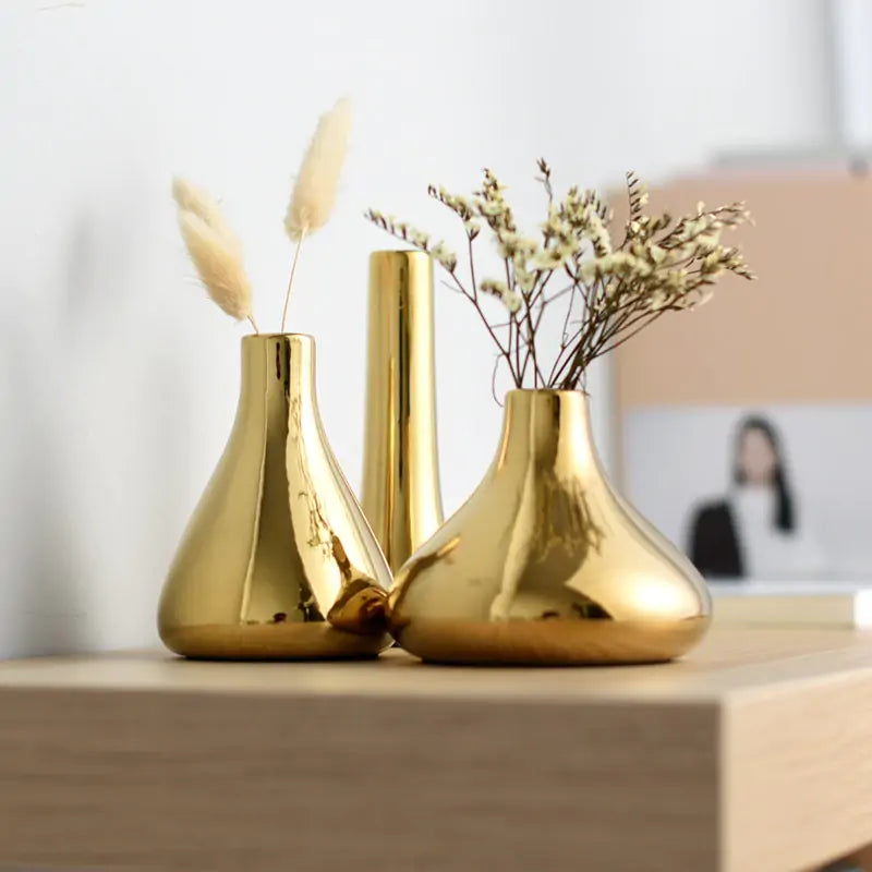 Luxury Glam Gold Vase